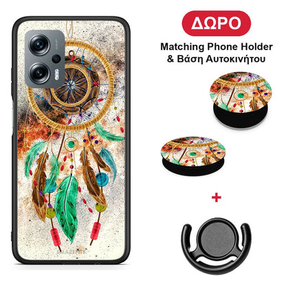 Boho DreamCatcher - Xiaomi Poco X4 GT θήκη + Δώρο Phone Holder & Βάση Αυτοκινήτου