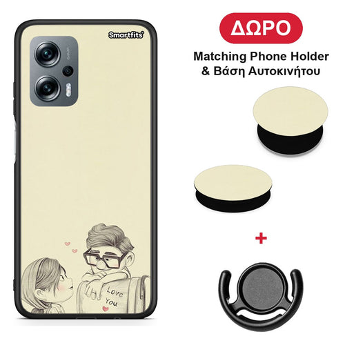 Carl And Ellie - Xiaomi Poco X4 GT θήκη + Δώρο Phone Holder & Βάση Αυτοκινήτου