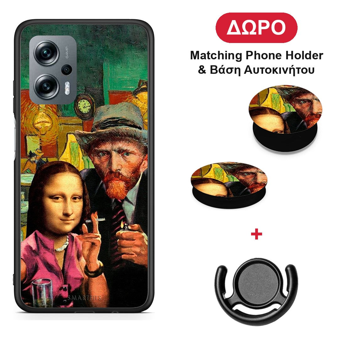 Funny Art - Xiaomi Poco X4 GT θήκη + Δώρο Phone Holder & Βάση Αυτοκινήτου