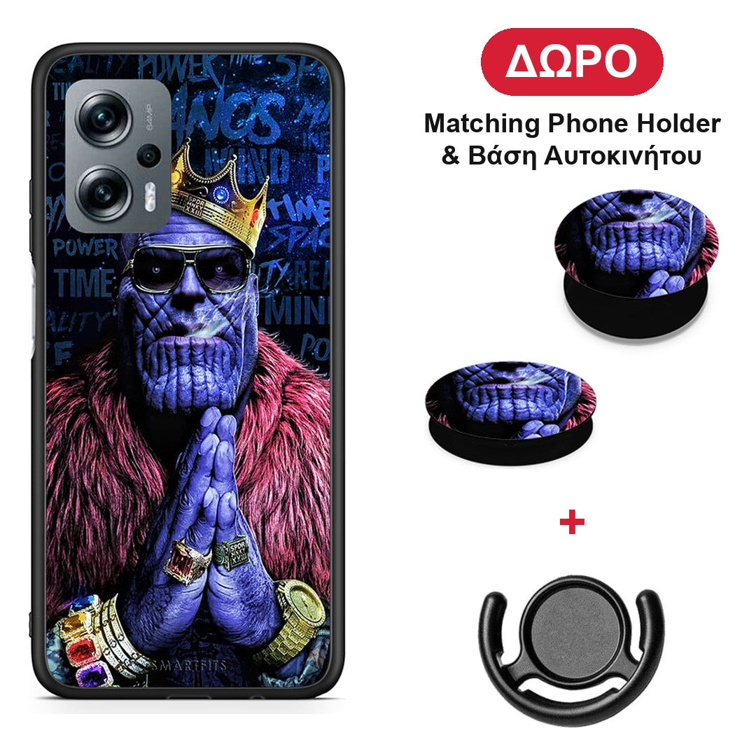PopArt Thanos - Xiaomi Poco X4 GT θήκη + Δώρο Phone Holder & Βάση Αυτοκινήτου