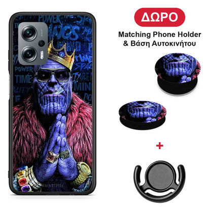 PopArt Thanos - Xiaomi Poco X4 GT θήκη + Δώρο Phone Holder & Βάση Αυτοκινήτου