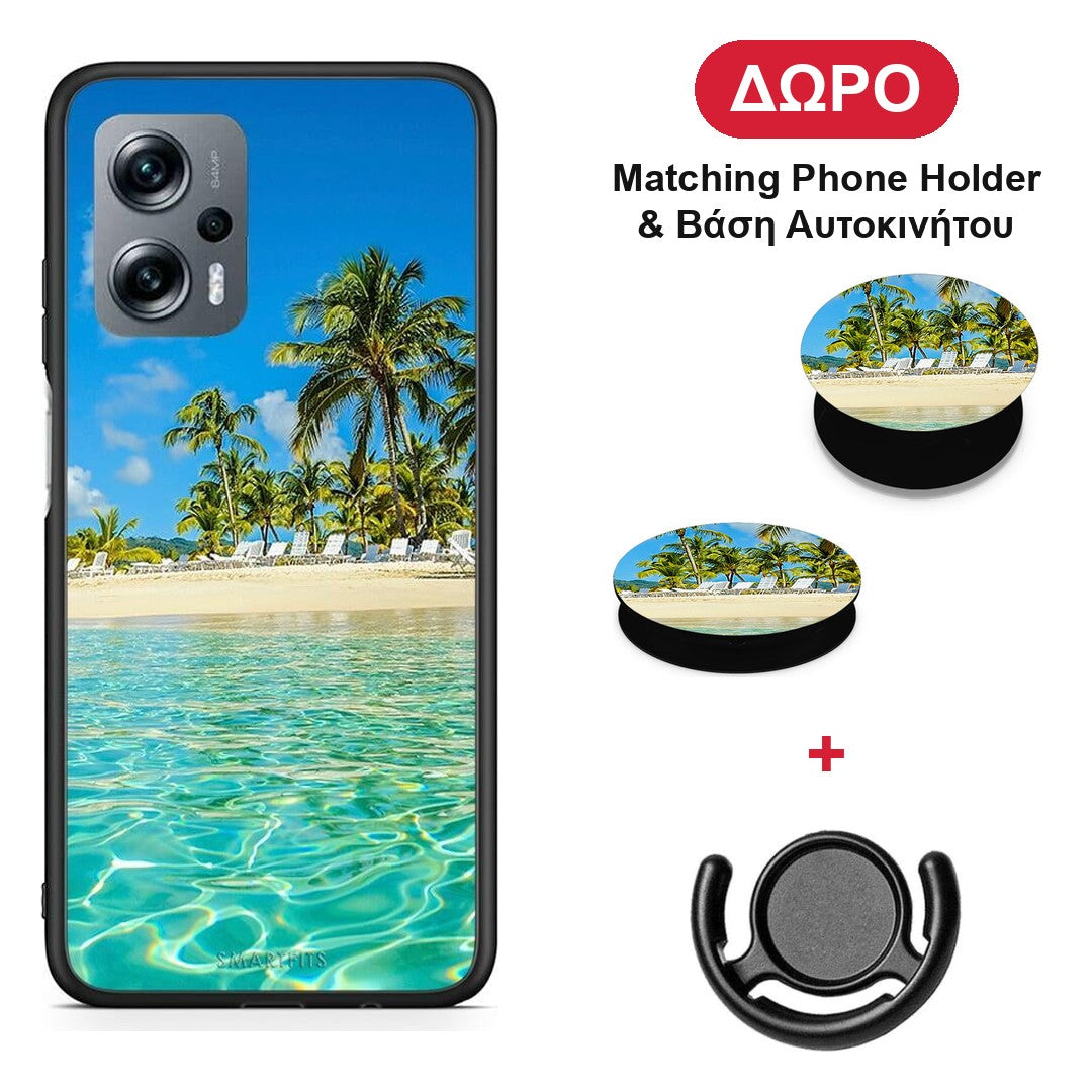 Tropical Vibes - Xiaomi Poco X4 GT θήκη + Δώρο Phone Holder & Βάση Αυτοκινήτου