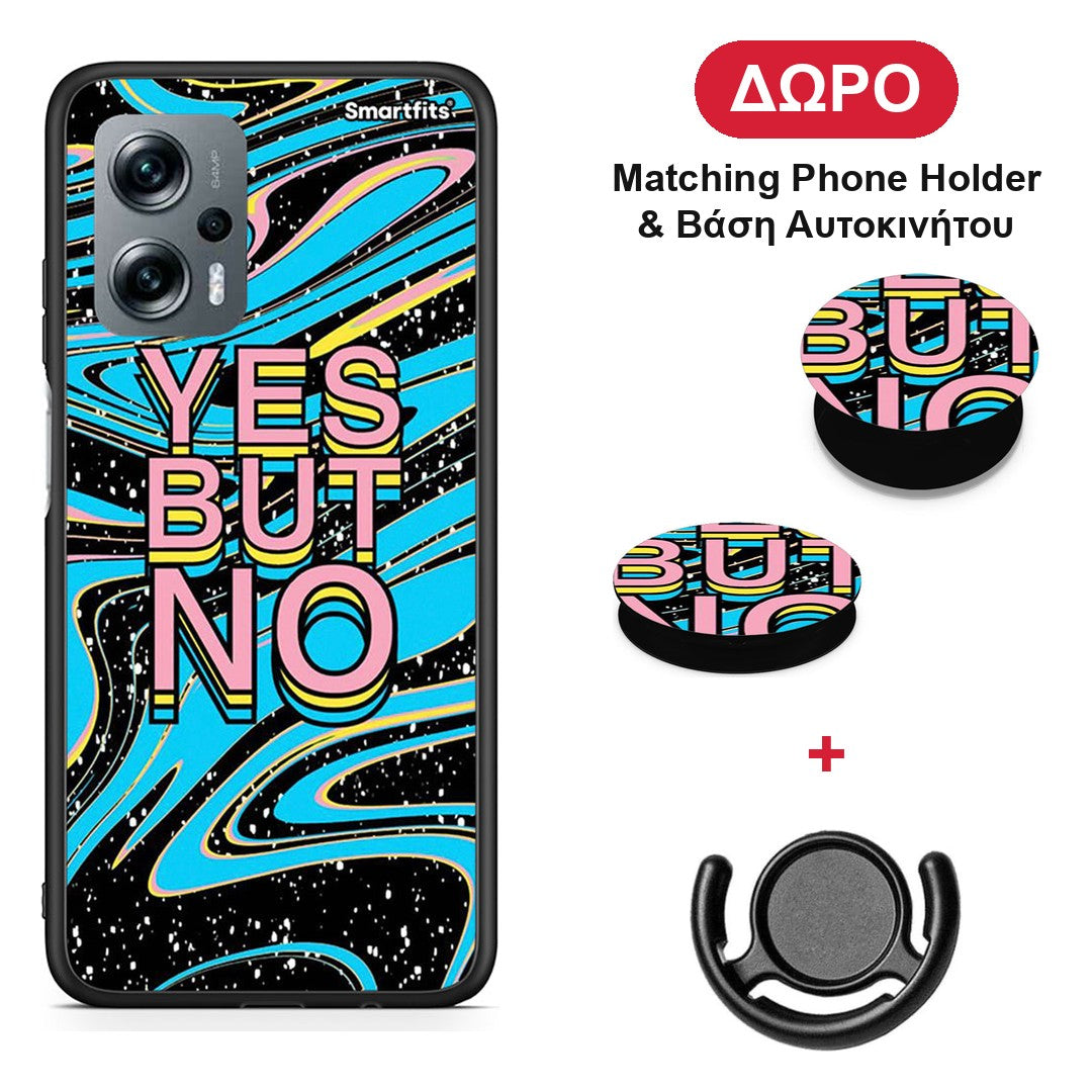 Yes But No - Xiaomi Poco X4 GT θήκη + Δώρο Phone Holder & Βάση Αυτοκινήτου