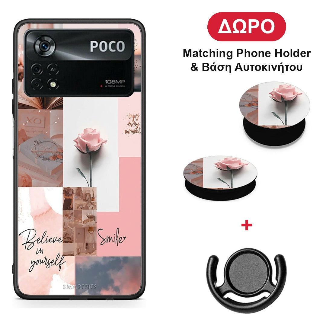 Aesthetic Collage - Xiaomi Poco X4 Pro 5G θήκη + Δώρο Phone Holder & Βάση Αυτοκινήτου