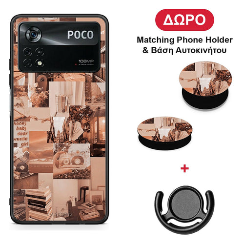 Collage You Can - Xiaomi Poco X4 Pro 5G θήκη + Δώρο Phone Holder & Βάση Αυτοκινήτου