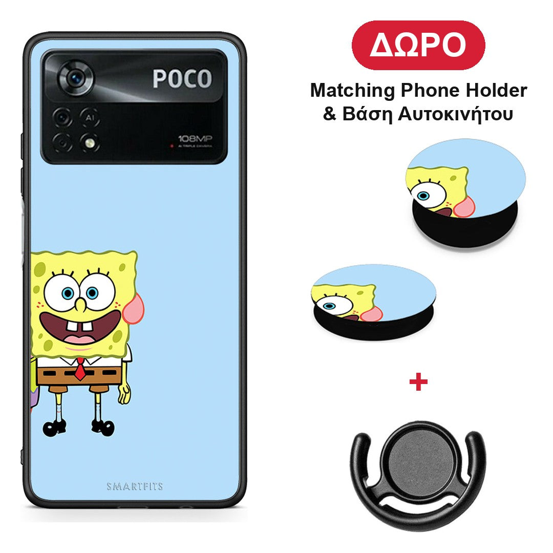 Friends Bob - Xiaomi Poco X4 Pro 5G θήκη + Δώρο Phone Holder & Βάση Αυτοκινήτου