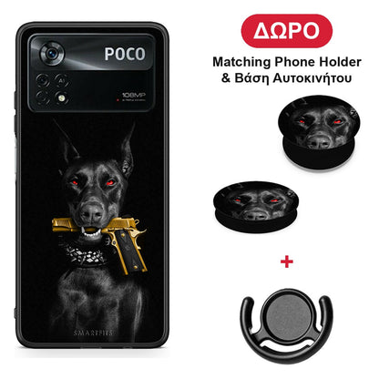 Golden Gun - Xiaomi Poco X4 Pro 5G θήκη + Δώρο Phone Holder & Βάση Αυτοκινήτου