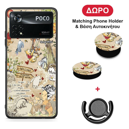 Happy Friends - Xiaomi Poco X4 Pro 5G θήκη + Δώρο Phone Holder & Βάση Αυτοκινήτου