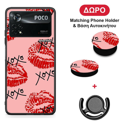 XOXO Lips - Xiaomi Poco X4 Pro 5G θήκη + Δώρο Phone Holder & Βάση Αυτοκινήτου