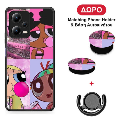 Bubble Girls - Xiaomi Poco X5 5G Dual θήκη + Δώρο Phone Holder & Βάση Αυτοκινήτου