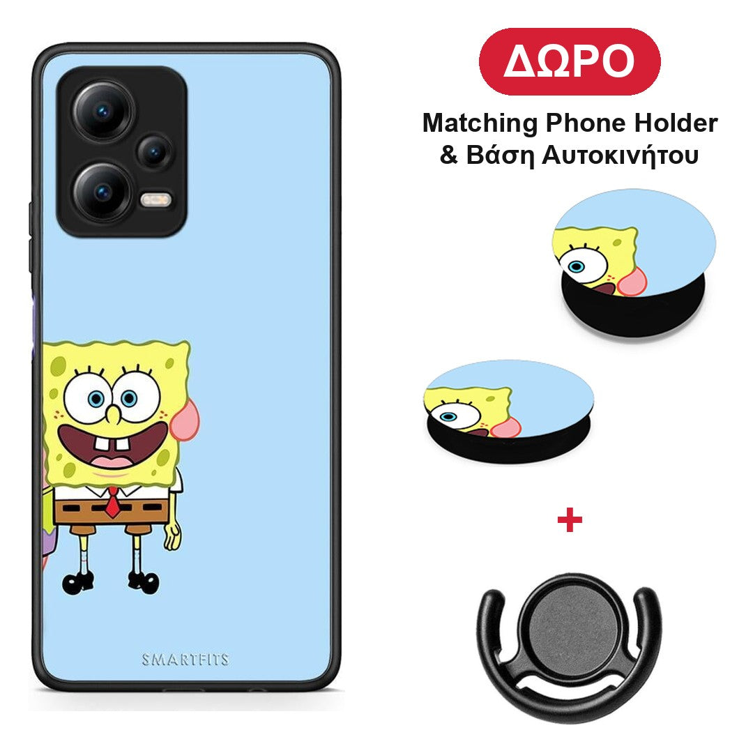Friends Bob - Xiaomi Poco X5 5G Dual θήκη + Δώρο Phone Holder & Βάση Αυτοκινήτου