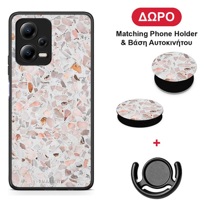 Marble Terrazzo - Xiaomi Poco X5 5G Dual θήκη + Δώρο Phone Holder & Βάση Αυτοκινήτου