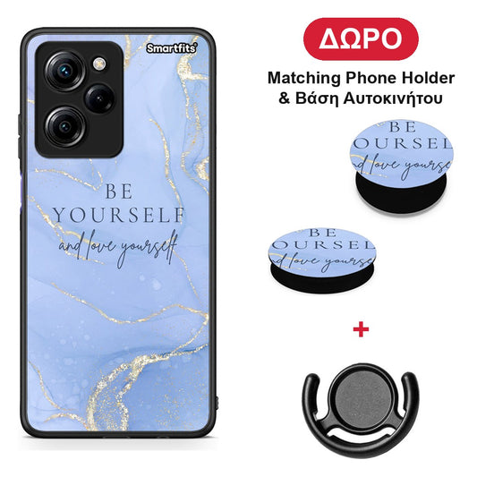 Be Yourself - Xiaomi Poco X5 Pro 5G Dual θήκη + Δώρο Phone Holder & Βάση Αυτοκινήτου