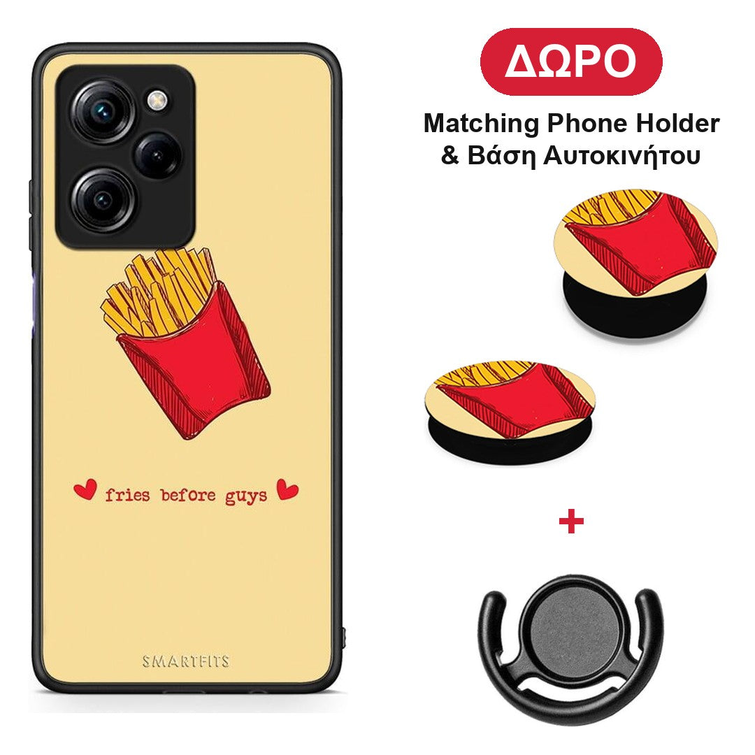 Fries Before Guys - Xiaomi Poco X5 Pro 5G Dual θήκη + Δώρο Phone Holder & Βάση Αυτοκινήτου