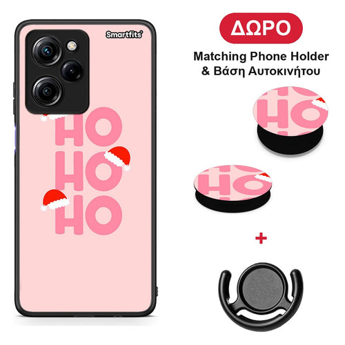 Xmas Ho Ho Ho - Xiaomi Poco X5 Pro 5G Dual θήκη + Δώρο Phone Holder & Βάση Αυτοκινήτου
