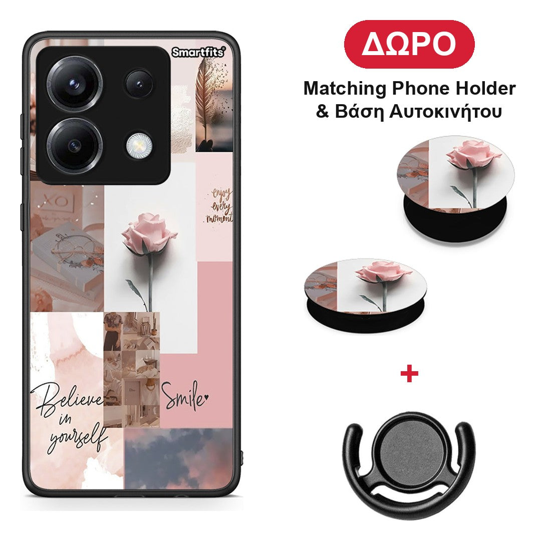 Aesthetic Collage - Xiaomi Poco X6 θήκη + Δώρο Phone Holder & Βάση Αυτοκινήτου