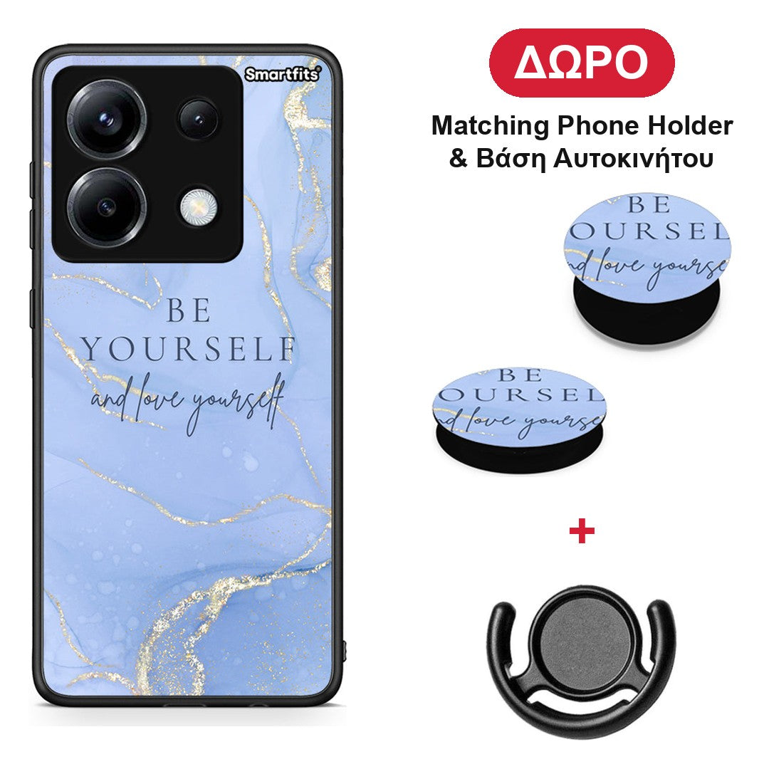 Be Yourself - Xiaomi Poco X6 θήκη + Δώρο Phone Holder & Βάση Αυτοκινήτου
