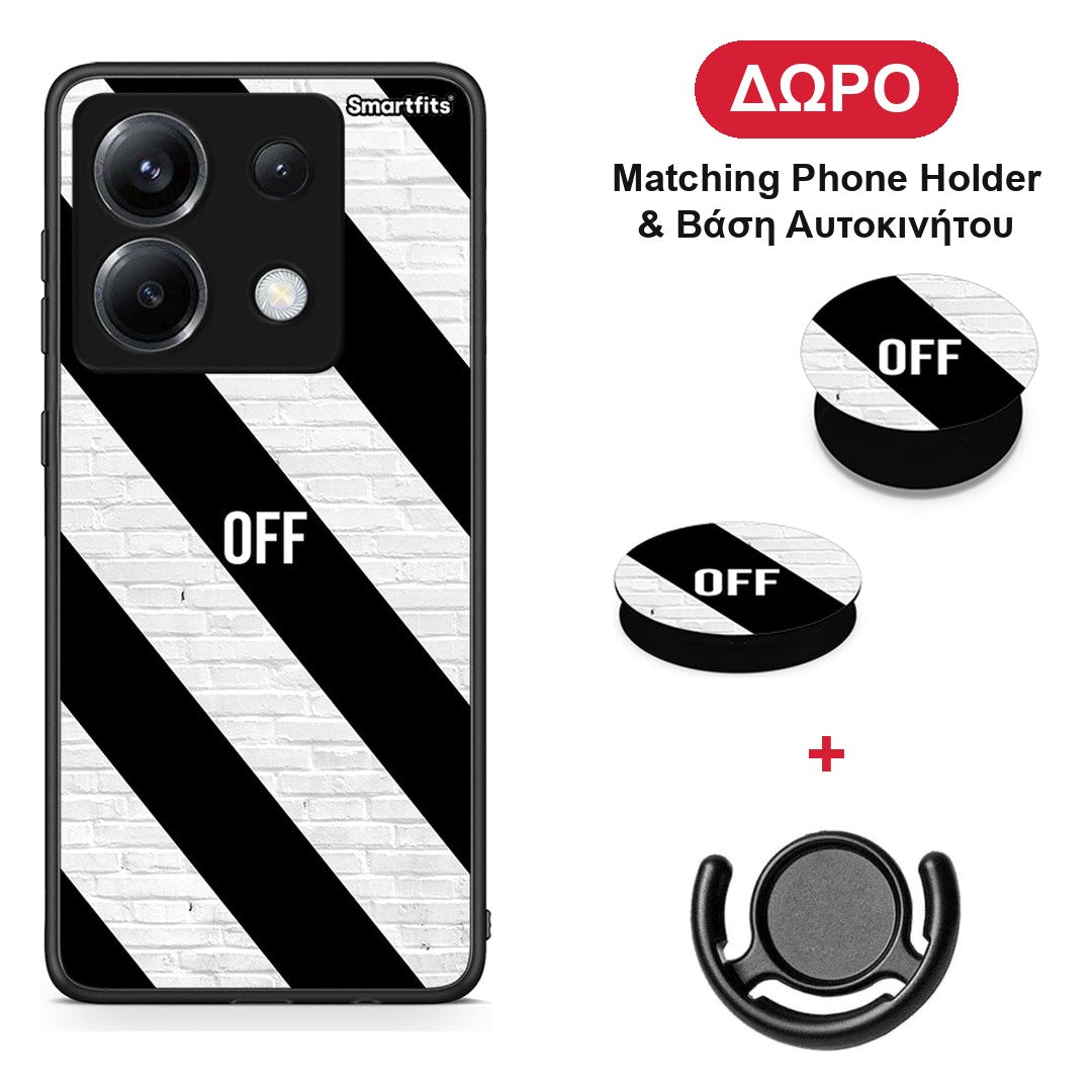 Get Off - Xiaomi Poco X6 θήκη + Δώρο Phone Holder & Βάση Αυτοκινήτου