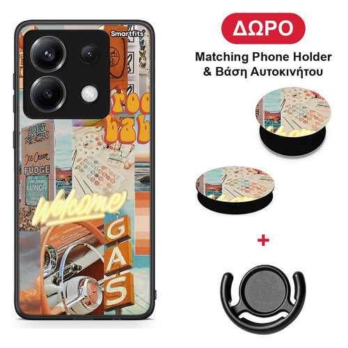 Groovy Babe - Xiaomi Poco X6 θήκη + Δώρο Phone Holder & Βάση Αυτοκινήτου