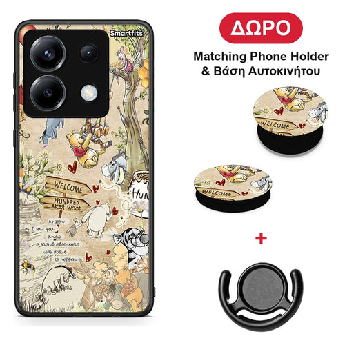 Happy Friends - Xiaomi Poco X6 θήκη + Δώρο Phone Holder & Βάση Αυτοκινήτου