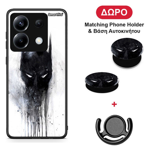 Hero Paint Bat - Xiaomi Poco X6 θήκη + Δώρο Phone Holder & Βάση Αυτοκινήτου