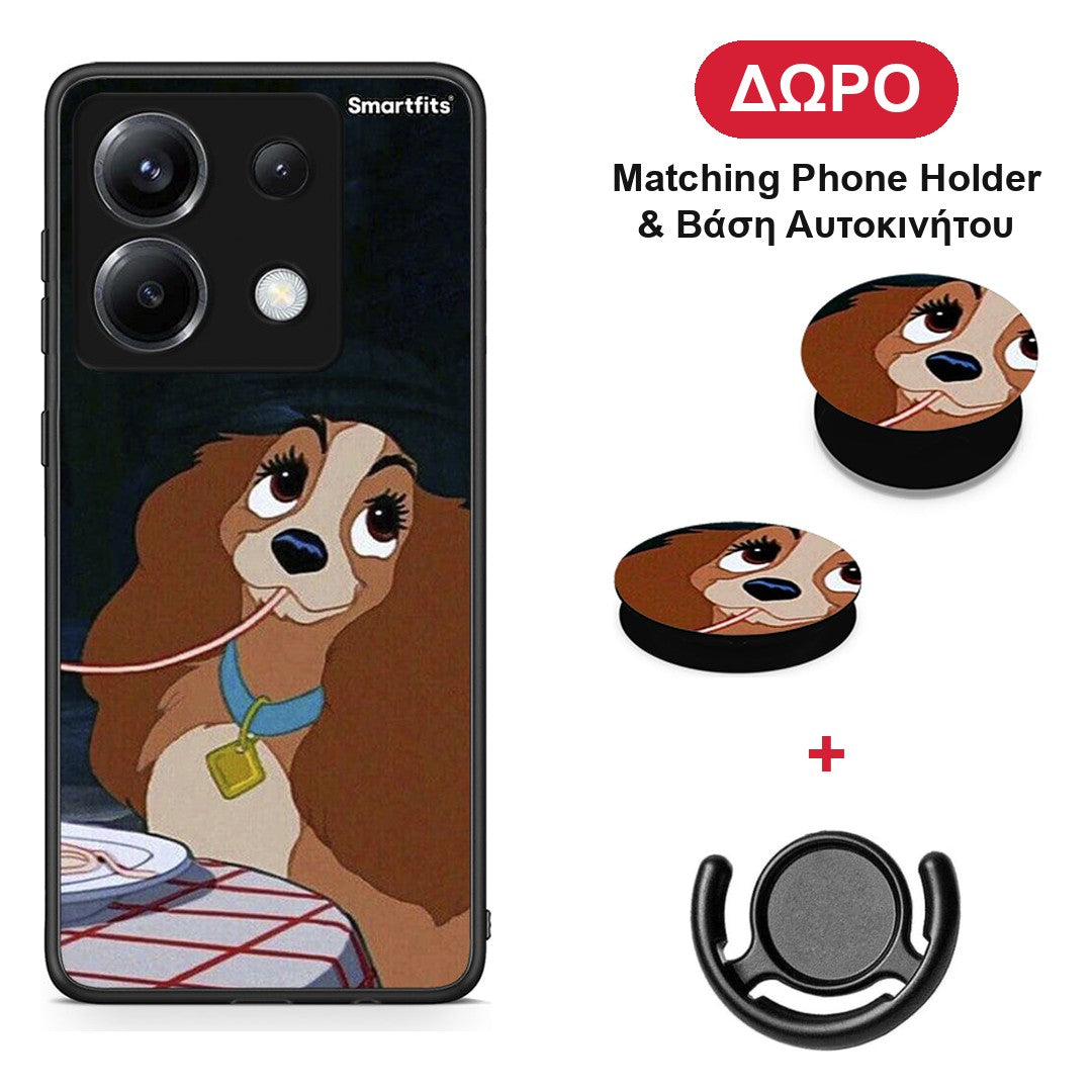 Lady And Tramp 2 - Xiaomi Poco X6 θήκη + Δώρο Phone Holder & Βάση Αυτοκινήτου