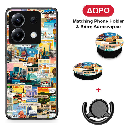 Live To Travel - Xiaomi Poco X6 θήκη + Δώρο Phone Holder & Βάση Αυτοκινήτου