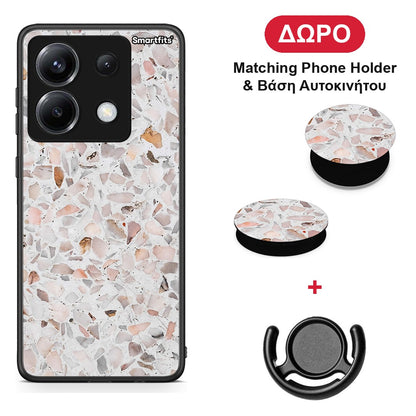 Marble Terrazzo - Xiaomi Poco X6 θήκη + Δώρο Phone Holder & Βάση Αυτοκινήτου