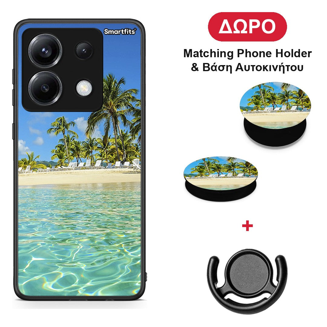 Tropical Vibes - Xiaomi Poco X6 θήκη + Δώρο Phone Holder & Βάση Αυτοκινήτου