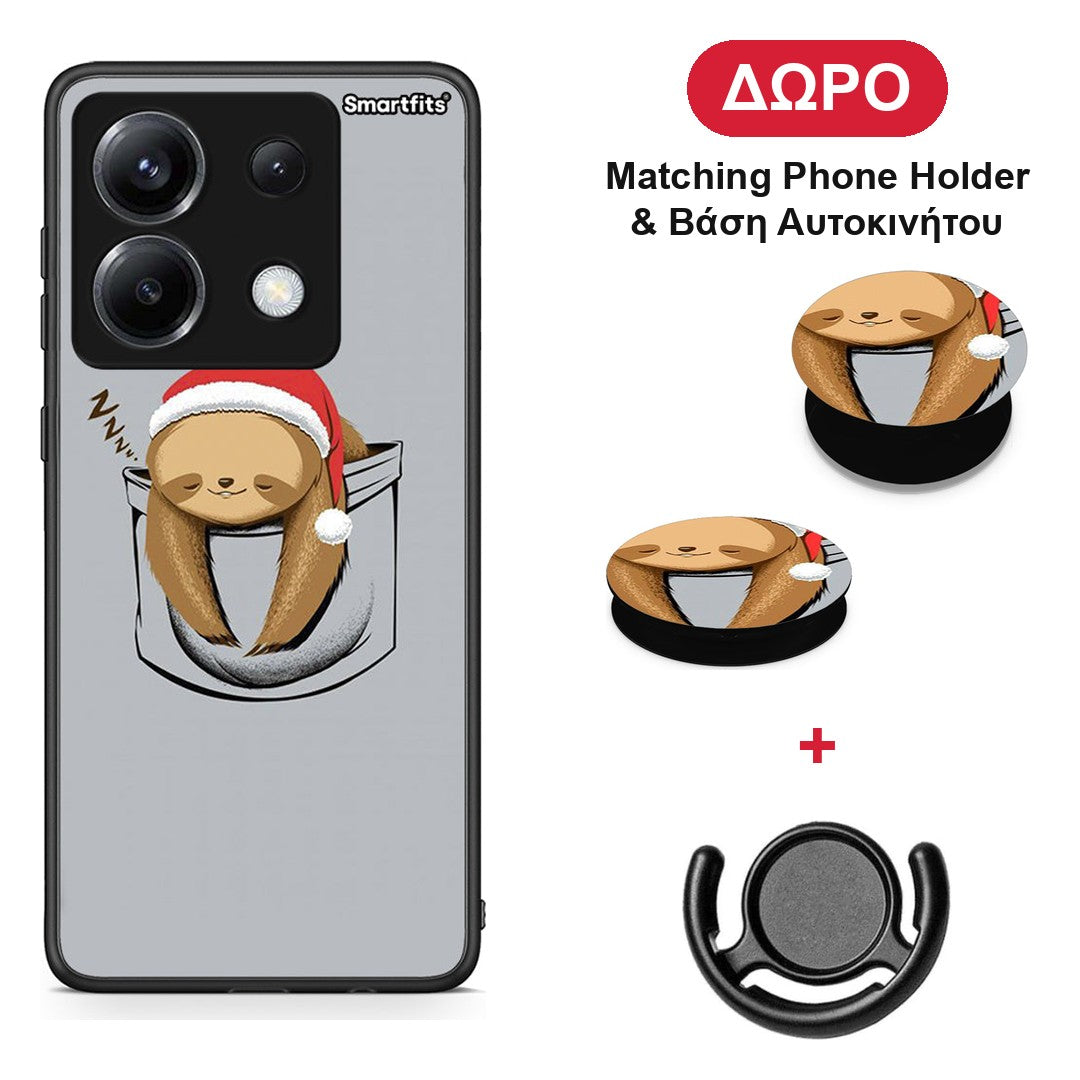 Xmas Zzzz - Xiaomi Poco X6 θήκη + Δώρο Phone Holder & Βάση Αυτοκινήτου