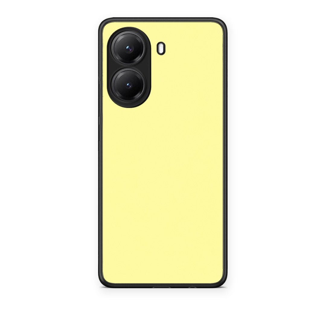 Θήκη Xiaomi Poco X7 Pro Butter Yellow από τη Smartfits με σχέδιο στο πίσω μέρος και μαύρο περίβλημα | Xiaomi Poco X7 Pro Butter Yellow case with colorful back and black bezels