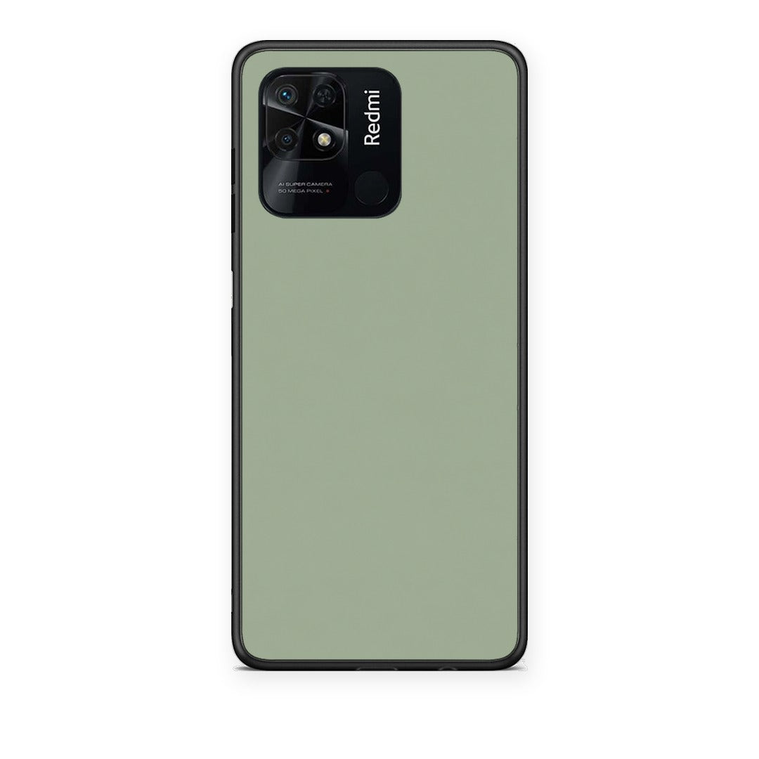 Θήκη Xiaomi Redmi 10C Sage Green από τη Smartfits με σχέδιο στο πίσω μέρος και μαύρο περίβλημα | Xiaomi Redmi 10C Sage Green case with colorful back and black bezels