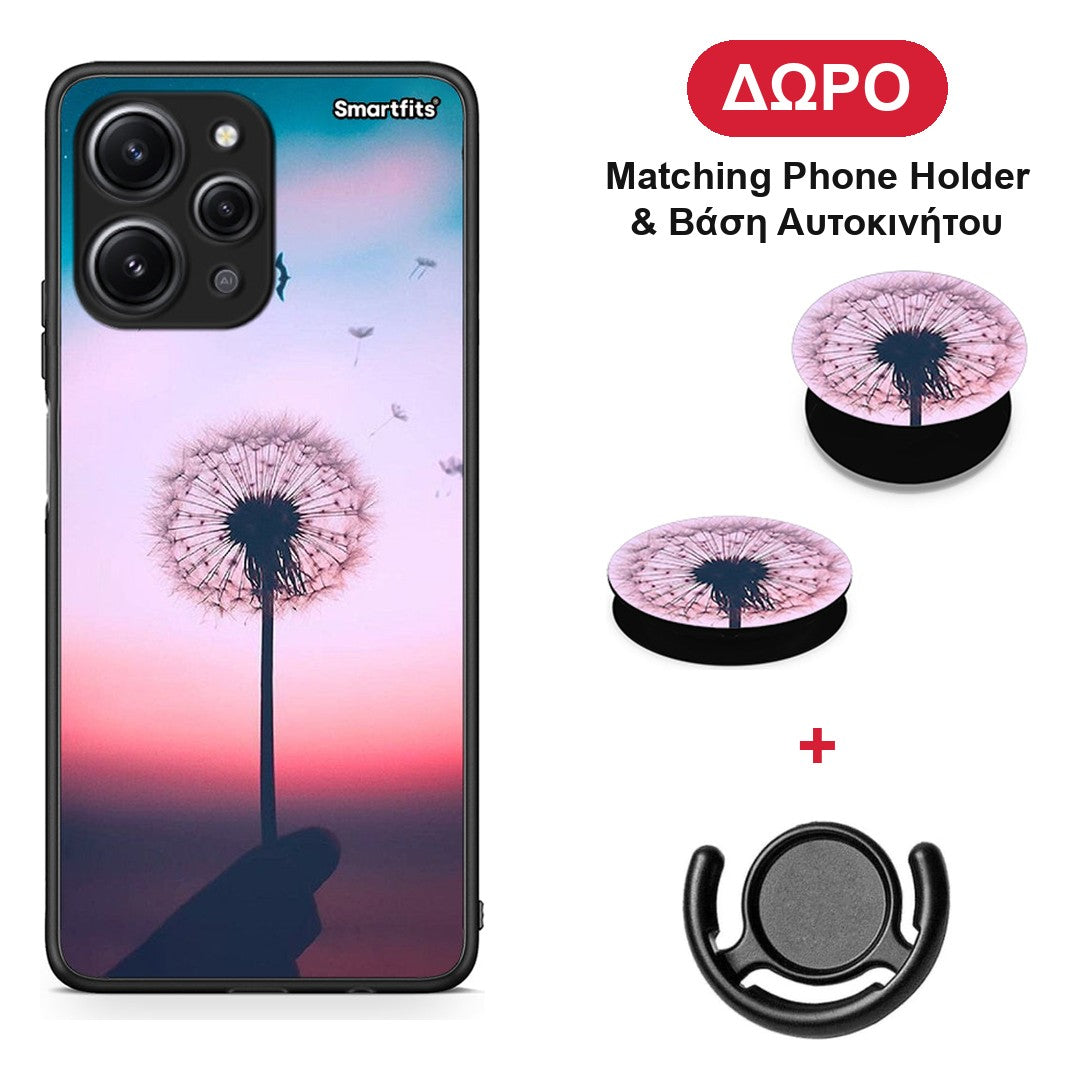 Boho Wish - Xiaomi Redmi 12 4G θήκη + Δώρο Phone Holder & Βάση Αυτοκινήτου