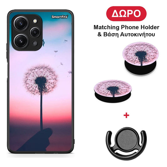 Boho Wish - Xiaomi Redmi 12 4G θήκη + Δώρο Phone Holder & Βάση Αυτοκινήτου