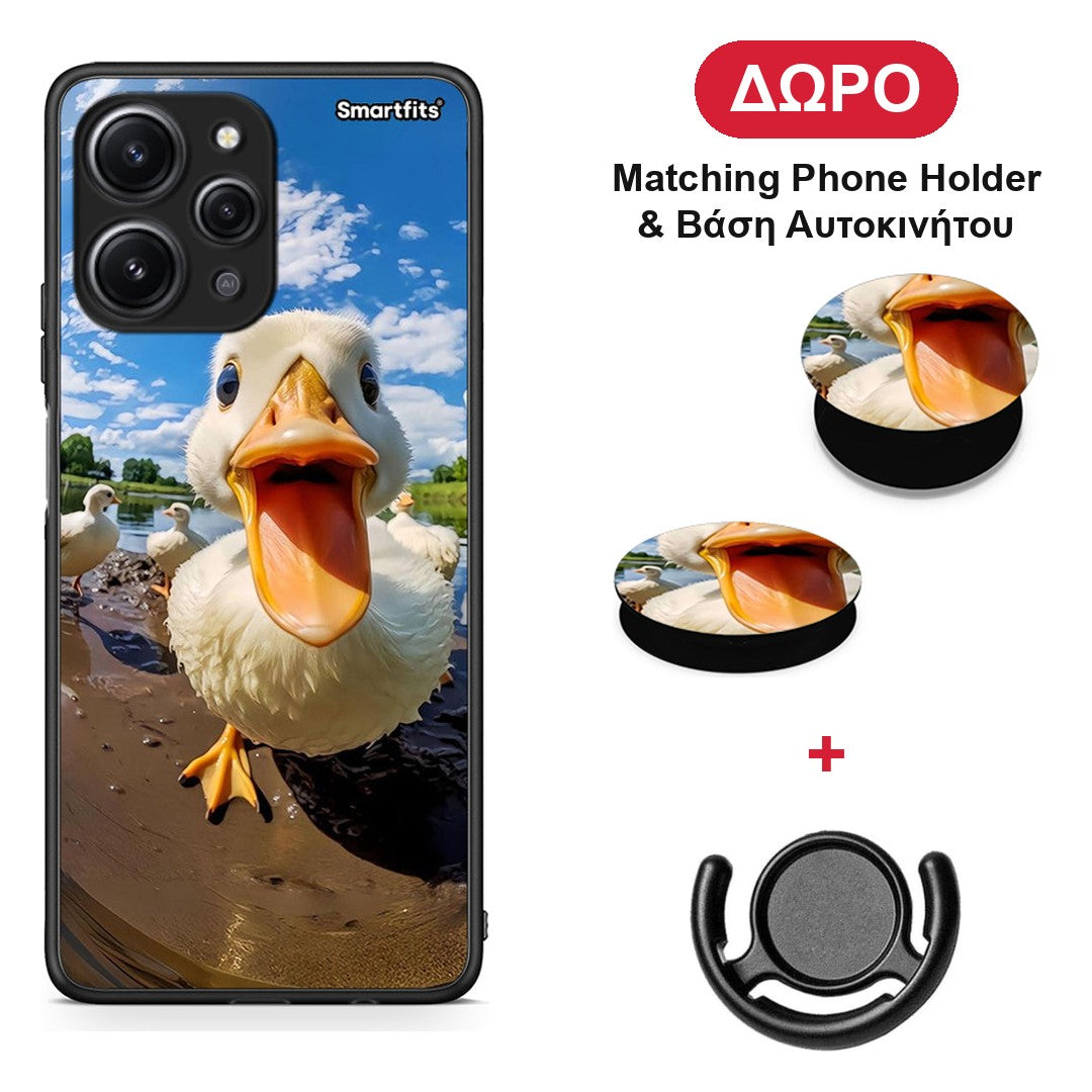 Duck Face - Xiaomi Redmi 12 4G θήκη + Δώρο Phone Holder & Βάση Αυτοκινήτου