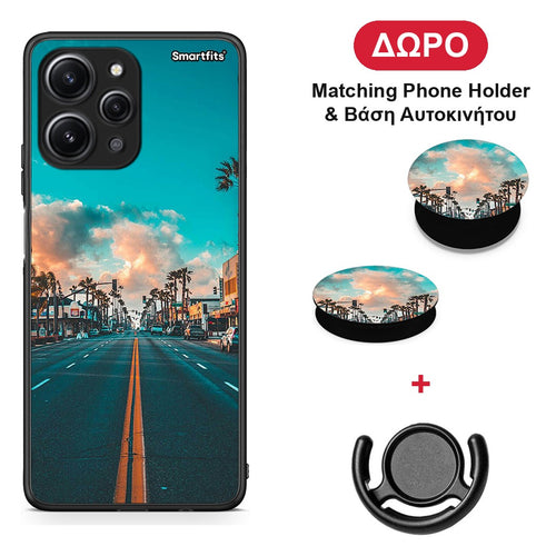 Landscape City - Xiaomi Redmi 12 4G θήκη + Δώρο Phone Holder & Βάση Αυτοκινήτου