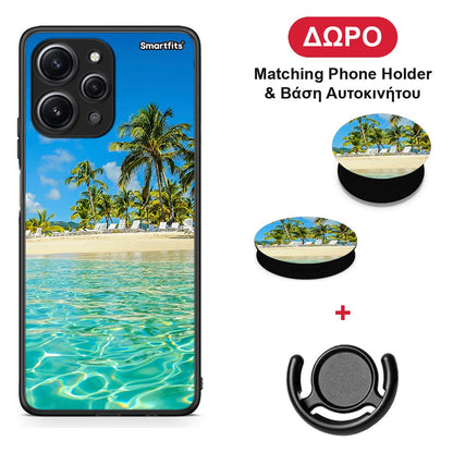 Tropical Vibes - Xiaomi Redmi 12 4G θήκη + Δώρο Phone Holder & Βάση Αυτοκινήτου