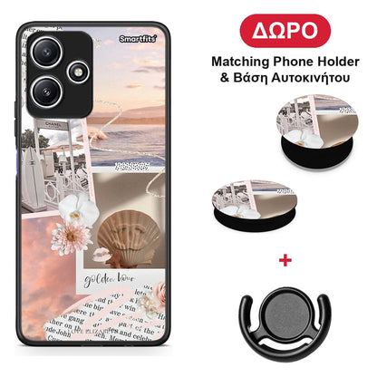 Golden Hour - Xiaomi Redmi 12 5G θήκη + Δώρο Phone Holder & Βάση Αυτοκινήτου