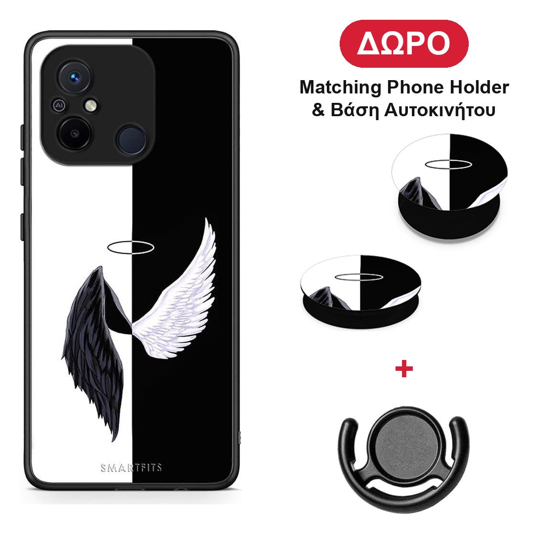 Angels Demons - Xiaomi Redmi 12C θήκη + Δώρο Phone Holder & Βάση Αυτοκινήτου