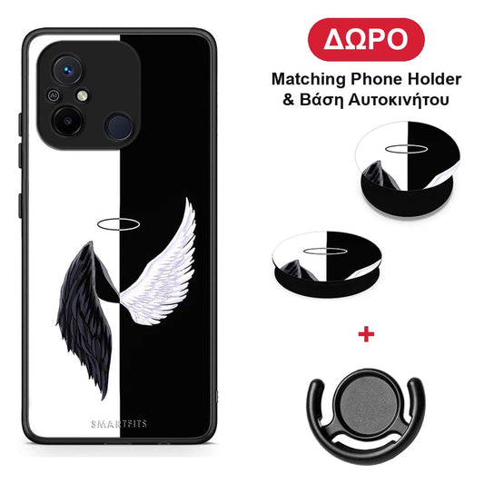 Angels Demons - Xiaomi Redmi 12C θήκη + Δώρο Phone Holder & Βάση Αυτοκινήτου