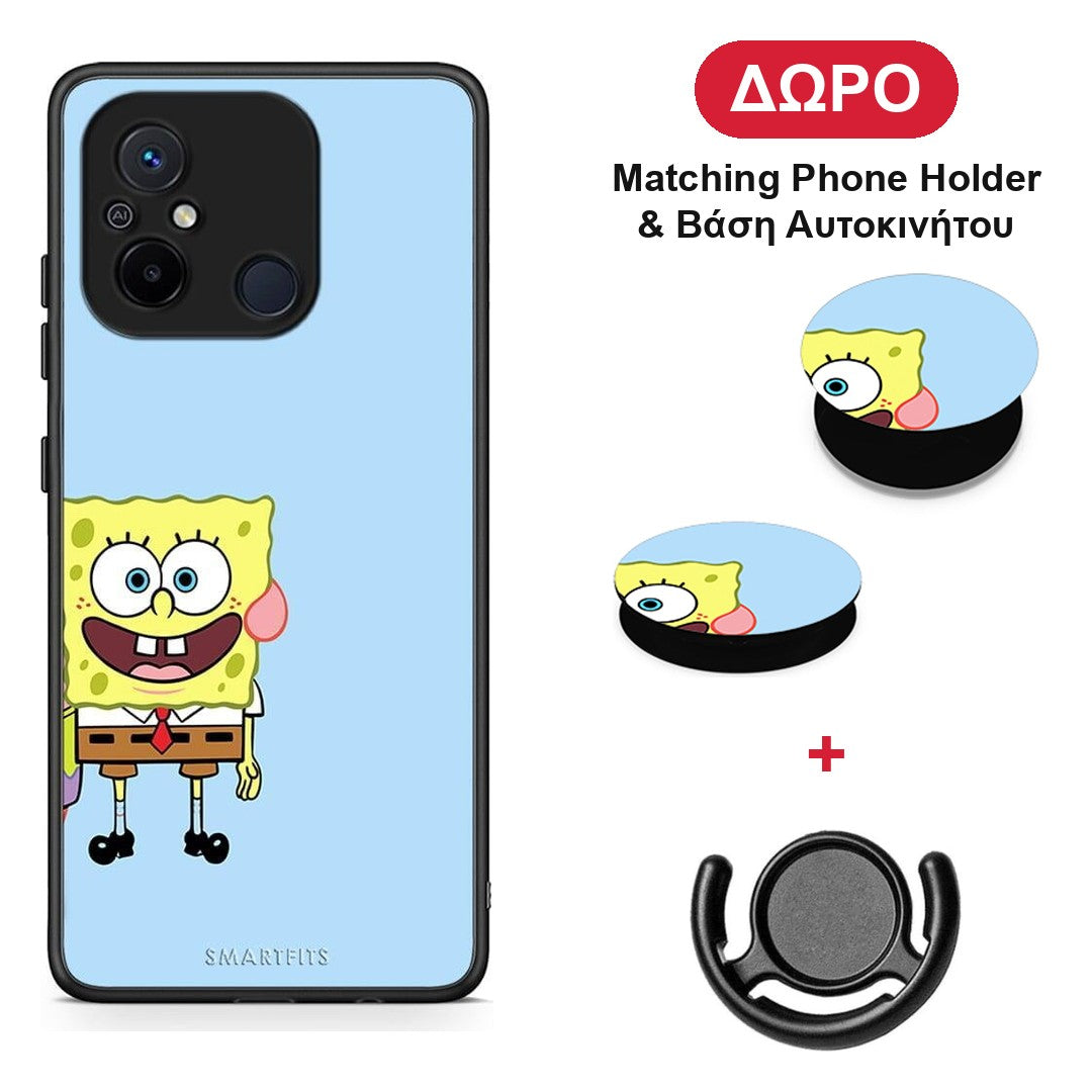 Friends Bob - Xiaomi Redmi 12C θήκη + Δώρο Phone Holder & Βάση Αυτοκινήτου