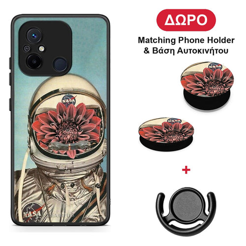 Nasa Bloom - Xiaomi Redmi 12C θήκη + Δώρο Phone Holder & Βάση Αυτοκινήτου