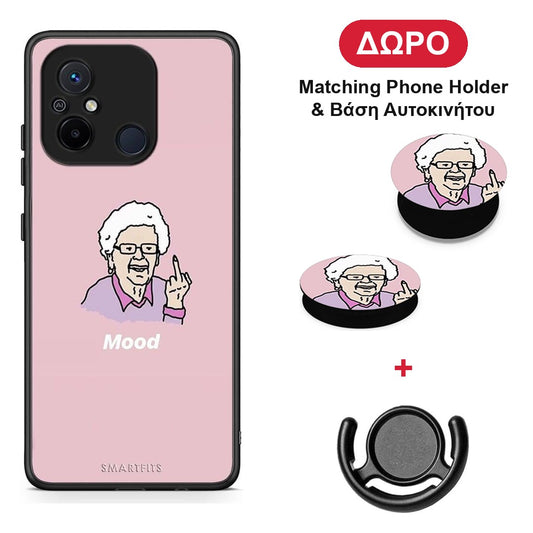 PopArt Mood - Xiaomi Redmi 12C θήκη + Δώρο Phone Holder & Βάση Αυτοκινήτου