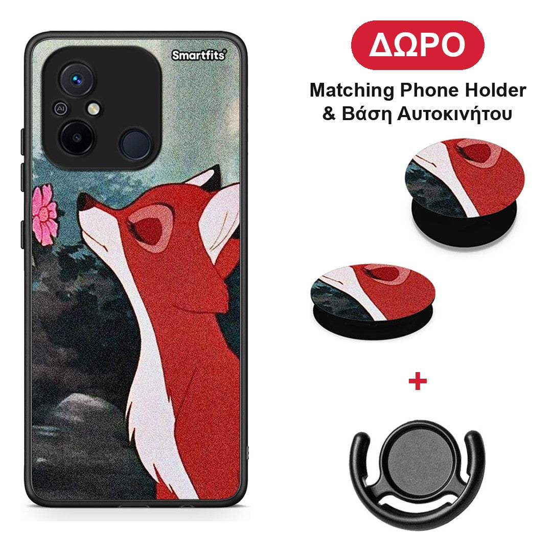 Tod And Vixey Love 2 - Xiaomi Redmi 12C θήκη + Δώρο Phone Holder & Βάση Αυτοκινήτου
