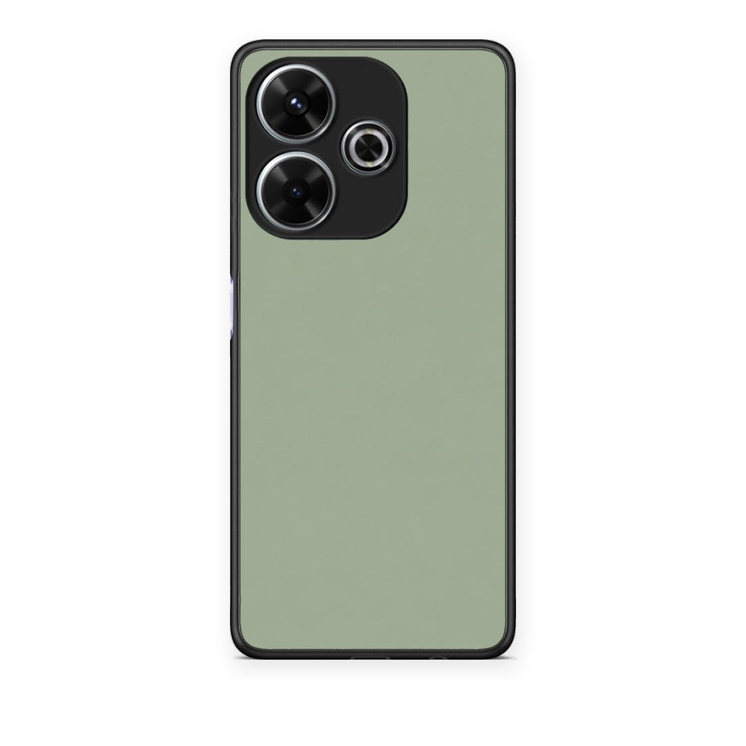 Θήκη Xiaomi Redmi 13 Sage Green από τη Smartfits με σχέδιο στο πίσω μέρος και μαύρο περίβλημα | Xiaomi Redmi 13 Sage Green case with colorful back and black bezels