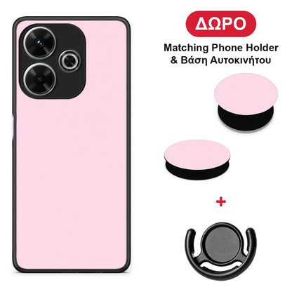 Pale Pink - Xiaomi Redmi 13 θήκη + Δώρο Phone Holder & Βάση Αυτοκινήτου