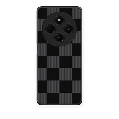 Θήκη Xiaomi Redmi 14C NFC / A3 Pro / Poco 75 4G / 5G Black and Charcoal Striped Checks από τη Smartfits με σχέδιο στο πίσω μέρος και μαύρο περίβλημα | Xiaomi Redmi 14C NFC / A3 Pro / Poco 75 4G / 5G Black and Charcoal Striped Checks case with colorful back and black bezels