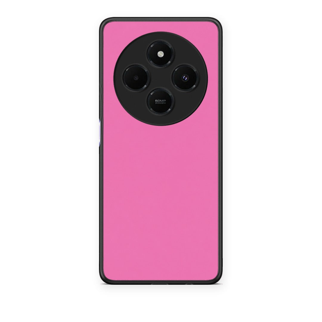 Θήκη Xiaomi Redmi 14C NFC / A3 Pro / Poco 75 4G / 5G Rose Pink από τη Smartfits με σχέδιο στο πίσω μέρος και μαύρο περίβλημα | Xiaomi Redmi 14C NFC / A3 Pro / Poco 75 4G / 5G Rose Pink case with colorful back and black bezels