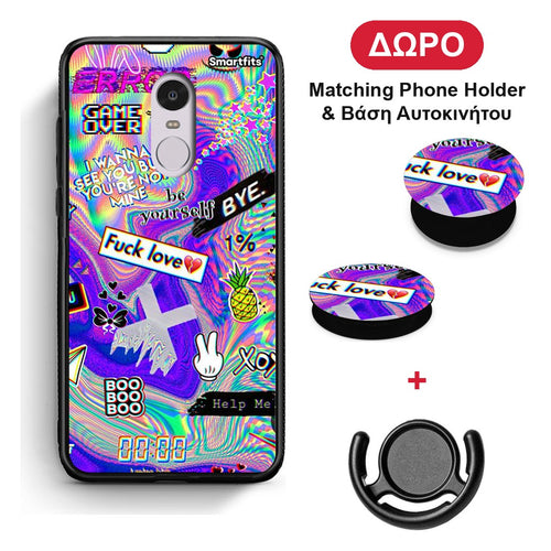 Game Over - Xiaomi Redmi 5 θήκη + Δώρο Phone Holder & Βάση Αυτοκινήτου