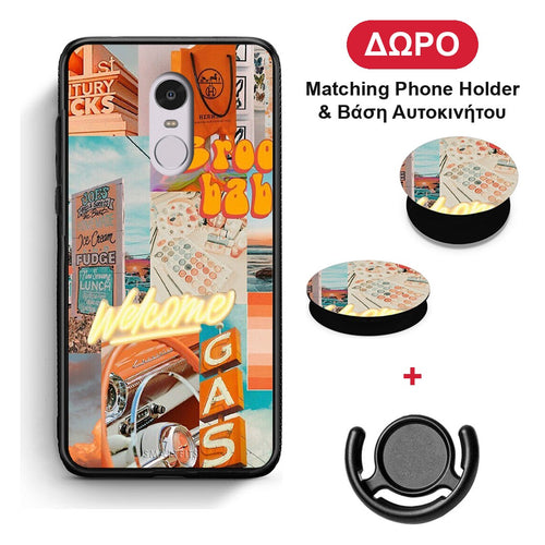 Groovy Babe - Xiaomi Redmi 5 θήκη + Δώρο Phone Holder & Βάση Αυτοκινήτου
